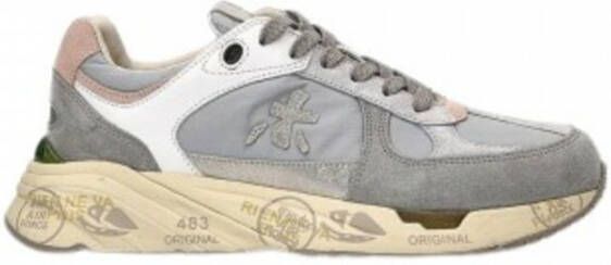 Premiata Vintage 90's Stijl Sneakers Gray Dames