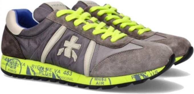 Premiata Grijze Nylon Sneakers Lucy Model Multicolor Heren - Foto 5