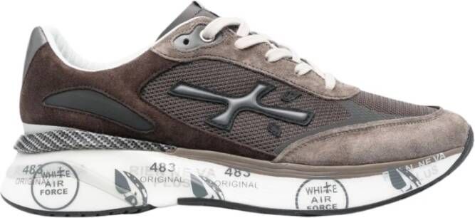 PREMIATA Lage Sneakers Heren Moerun Maat: 44 Materiaal: Suède Kleur: Bruin - Foto 5