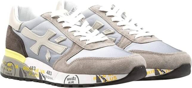 Premiata Grijze Mick Sneakers met Gekleurde Details Multicolor Heren - Foto 8