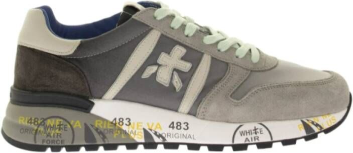 Premiata Grijze Lander Sneakers met Gekleurde Zool Multicolor Heren - Foto 7