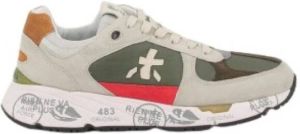 Premiata Groene Sneakers met Leren Voering en Rubberen Zool Groen Heren