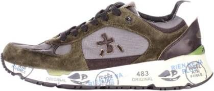 PREMIATA Lage Sneakers Heren Mase Maat: 39 Materiaal: Suède Kleur: Groen - Foto 6