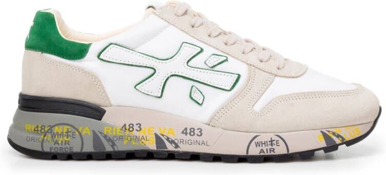 Premiata Leer.4 Sneakers Stijlvolle en duurzame schoenen voor mannen White Heren - Foto 6