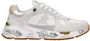 Premiata Sneakers in vintage stijl met levendige details White Dames - Thumbnail 1