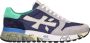 Premiata Leren en stoffen sneakers met rubberen zool Blue Heren - Thumbnail 1