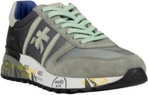 Premiata Grijze Lander Sneakers met Gekleurde Zool Multicolor Heren - Foto 9