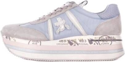 Premiata Beige Leren Sneakers Multicolor Dames