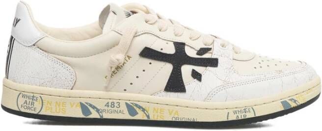 Premiata Klei Basket Sneakers 6775 White Heren