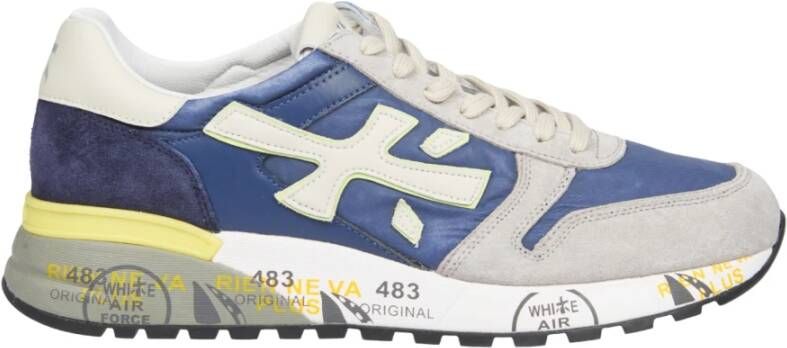 PREMIATA Lage Sneakers Heren Mick Maat: 43 Materiaal: Suède Kleur: Blauw