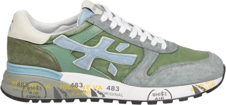 PREMIATA Lage Sneakers Heren Mick Maat: 44 Materiaal: Suède Kleur: Groen
