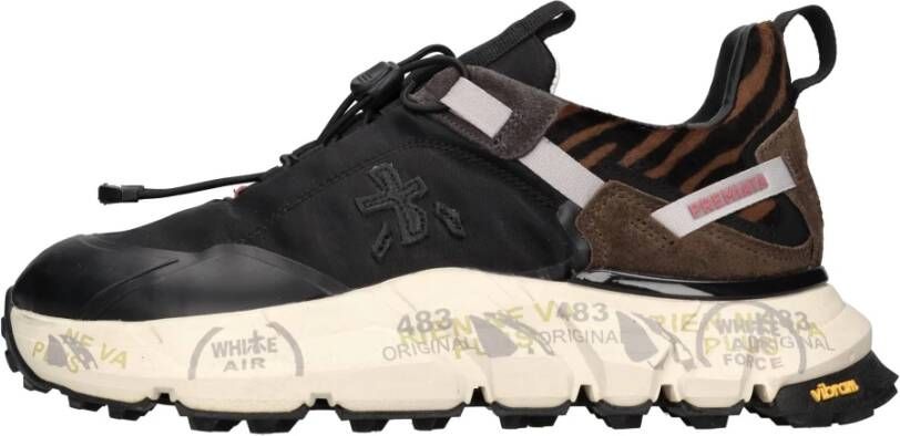 Premiata Luxe sneakers met levendige accenten Multicolor Dames