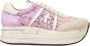 Premiata Suède Vetersneakers Multicolor Dames - Thumbnail 1