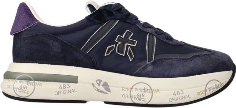 Premiata Sneakers van stof en suède met logo - Foto 4