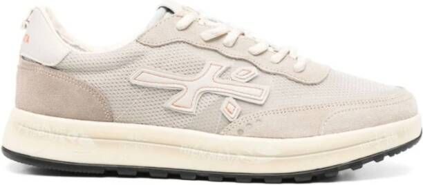 Premiata Sneakers van suède en stof met contrasterend logo