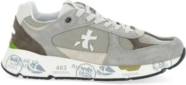 PREMIATA Lage Sneakers Heren Mase Maat: 42 Materiaal: Suède Kleur: Groen