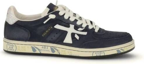 Premiata Sneakers van suèdeleer met iconisch logo