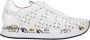 Premiata Geperforeerde Leren Sneakers White Dames - Thumbnail 10