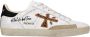 Premiata Leren sneakers met gehamerd effect en luipaardprint detail Multicolor - Thumbnail 5