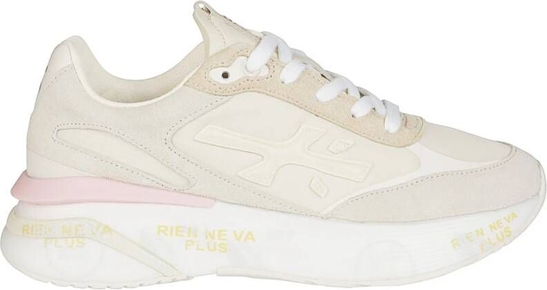 Premiata Stijlvolle Beige Sneakers Multicolor Dames