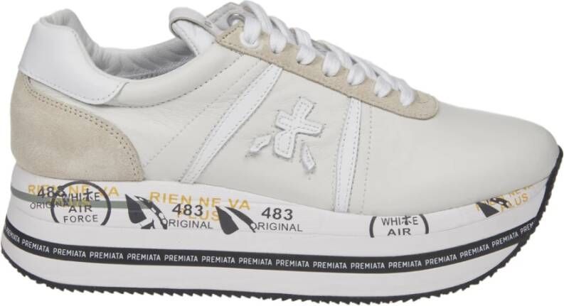 Premiata Beth Sneakers van Suède en Stof Multicolor Dames