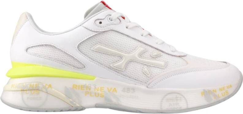 Premiata Witte Ergonomische Veterschoenen White Heren