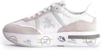 Premiata Lichtgrijze Suède Sneakers Cassie Multicolor Dames - Foto 5