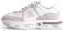 Premiata Lichtgrijze Suède Sneakers Cassie Multicolor Dames - Thumbnail 1