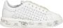 Premiata Belle 6283 Witte Leren Sneakers met Intricate Geperforeerde Borduursels White Dames - Thumbnail 1