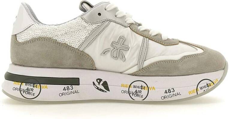 Premiata Retro-Innovatieve Sneakers White Dames