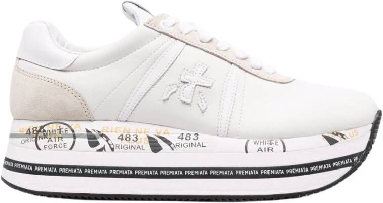 Premiata Beth Sneakers van Suède en Stof Multicolor Dames