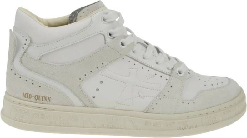 Premiata Witte Sneakers Regular Fit Geschikt voor alle temperaturen 100% leer White Dames