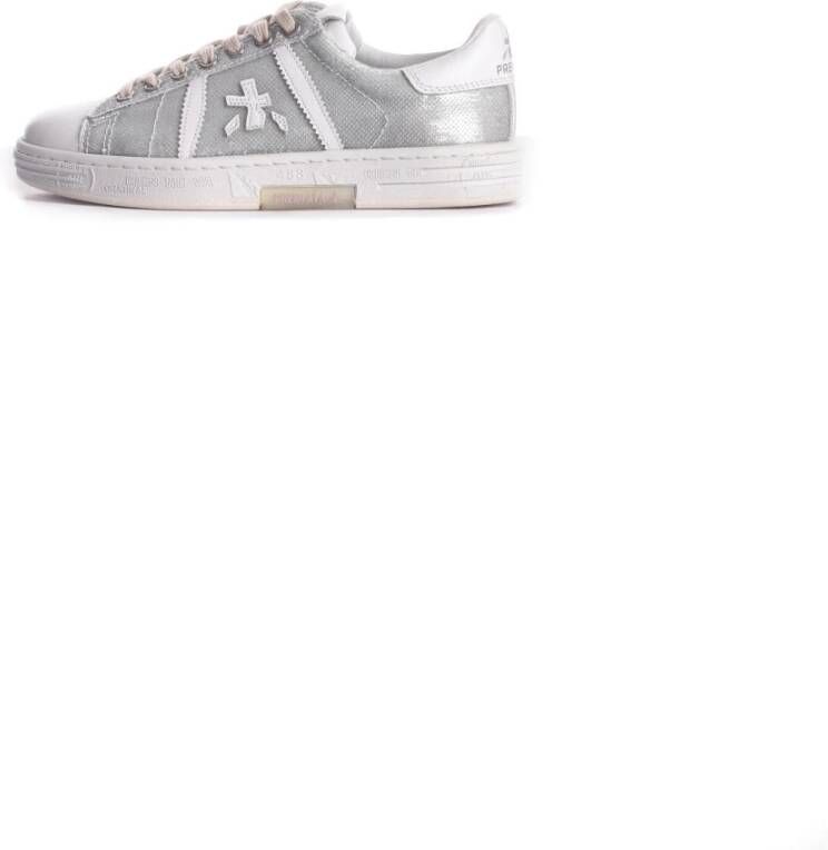 Premiata Tijdloze Unisex Paillet Sneakers Gray Dames - Foto 3