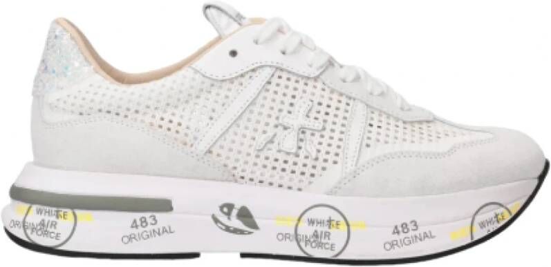 Premiata Cassie Pearl Glitter Sneakers White Heren
