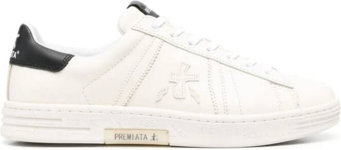 Premiata Witte Leren Unisex Sneakers White Heren - Foto 5