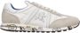 Premiata Heren Sneakers Lucyd 206E van leer en suède White Heren - Thumbnail 1