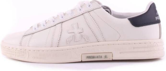 Premiata Witte Leren Unisex Sneakers White Heren - Foto 4