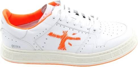 Premiata Oranje Sneakers Regular Fit Geschikt voor alle temperaturen 100% leer Orange Heren