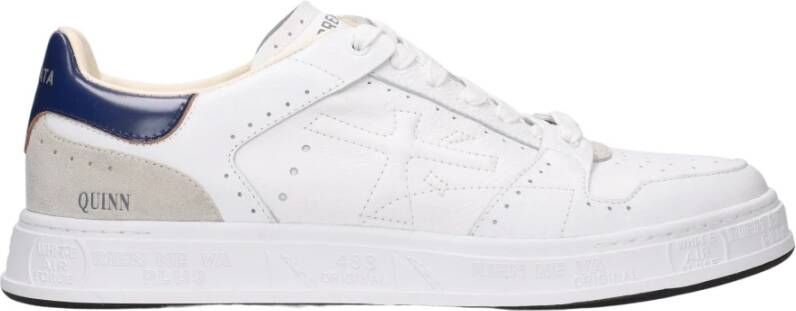 Premiata Couture Sneakers met Brogue-geïnspireerde Gaten White Heren