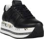 Premiata Beth sneakers met plateauzool Zwart - Thumbnail 10