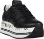 Premiata Zwarte Leren Sneakers met Python Detail Black Dames - Thumbnail 10