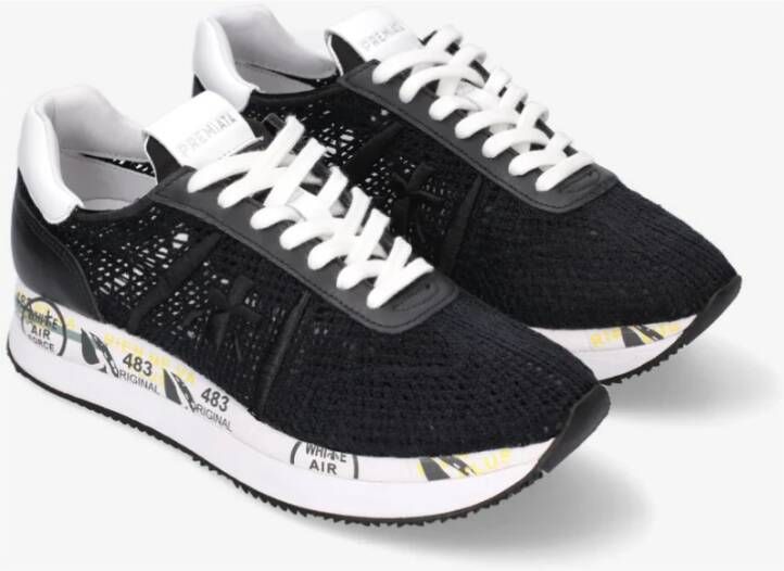 Premiata Stijlvolle Conny Sneakers voor Dames Black Dames