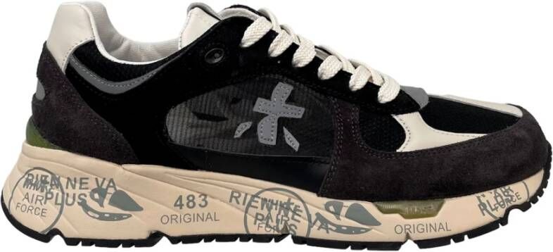 Premiata Stijlvolle zwarte platte schoenen voor heren Black Heren - Foto 2