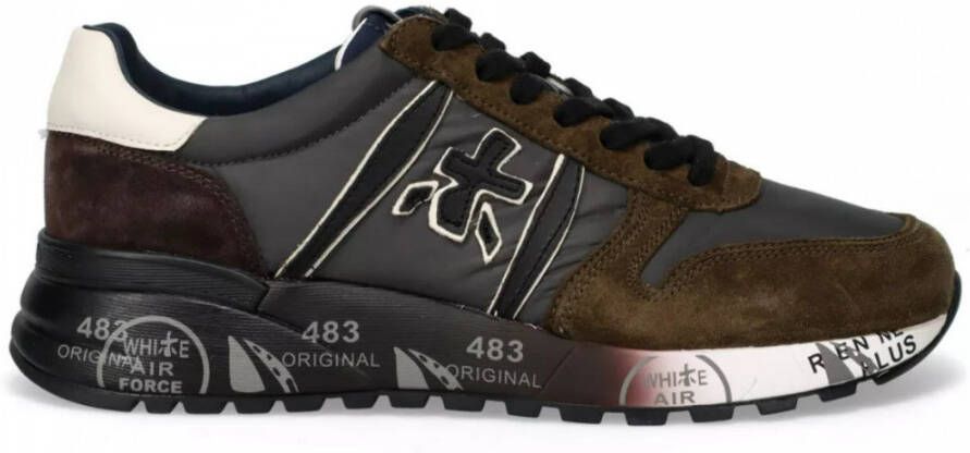 PREMIATA Lage Sneakers Heren Lander Maat: 45 Materiaal: Suède Kleur: Grijs - Foto 9