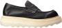 Premiata Marineblauw Suède City Loafers Black Heren - Thumbnail 1