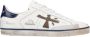Premiata Vintage Leren Sneakers met Logo Detail White Heren - Thumbnail 4