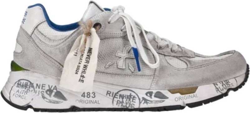 Premiata Vintage Nineties Style Sneakers Gray Heren - Foto 2