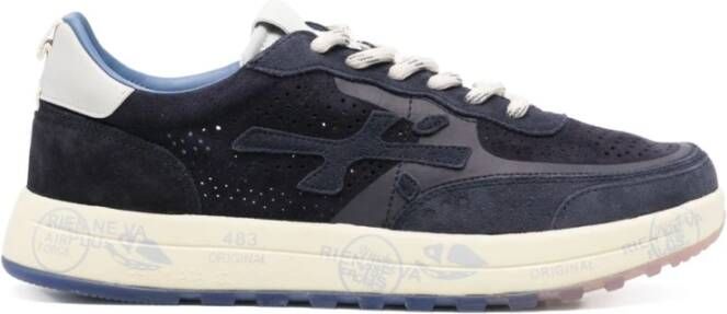 Premiata Stijlvolle Blauwe Sneakers voor Mannen