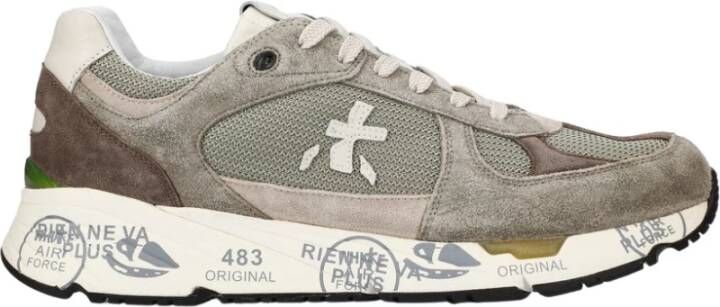 PREMIATA Lage Sneakers Heren Mase Maat: 42 Materiaal: Suède Kleur: Groen