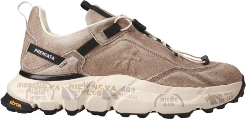 Premiata Stijlvolle Crossd Sneakers Beige Heren